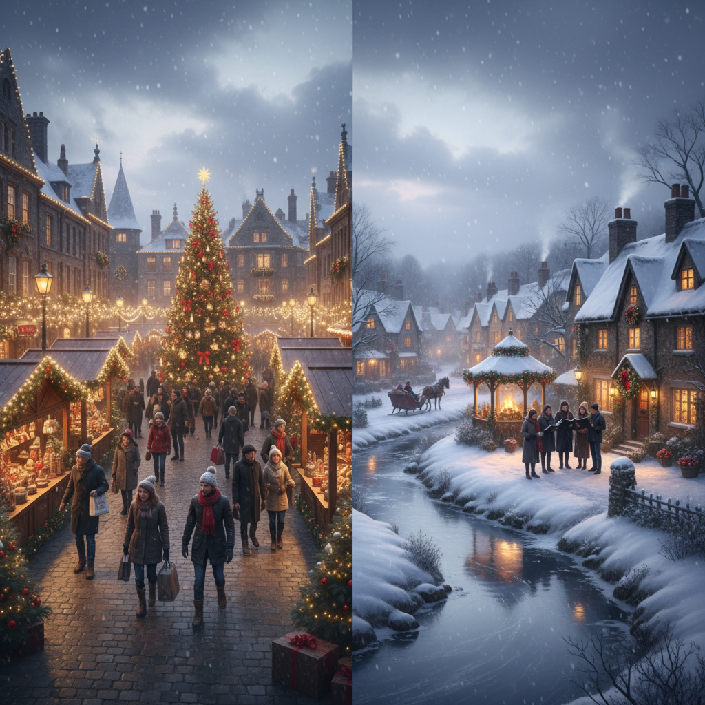 Villages de Noël : opportunités festives en milieu urbain et rural 5 découvrez les villages de noël, lieux magiques alliant traditions festives en milieu urbain et rural pour des moments chaleureux et inoubliables.