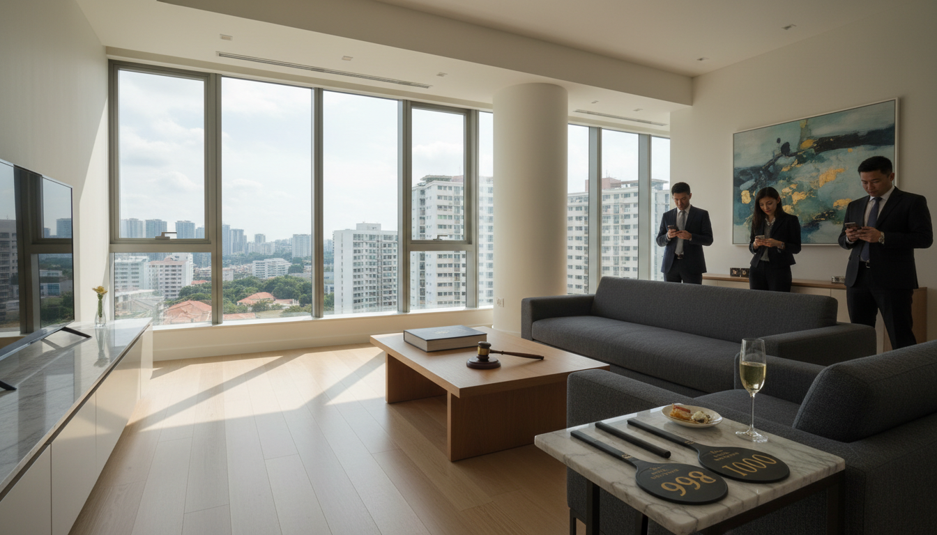 découvrez la nouvelle vente record à bukit merah : un appartement de quatre pièces situé à boon tiong road adjugé à 1,36 million de dollars, marquant un tournant dans le marché immobilier local.