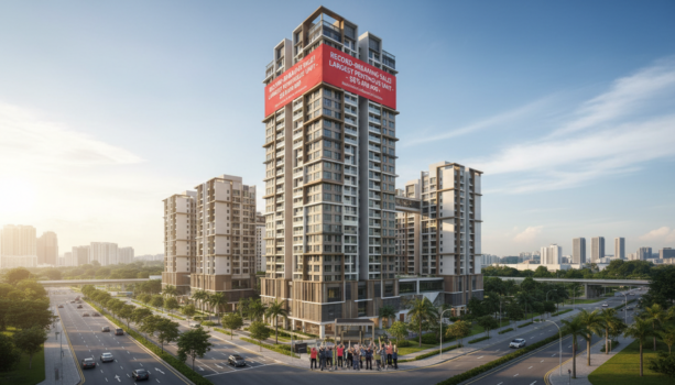 découvrez la vente record d'un appartement de quatre pièces à boon tiong road, bukit merah, adjugé à 1,36 million de dollars, marquant un nouveau sommet sur le marché immobilier local.