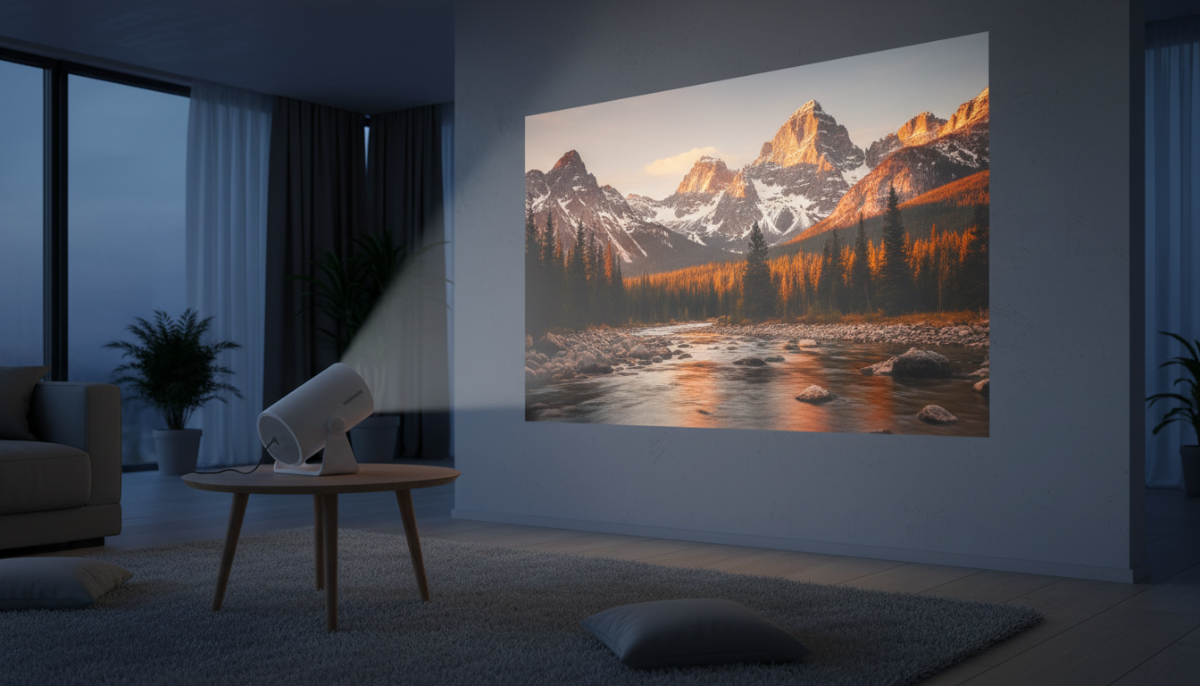 découvrez l'offre immanquable sur amazon : le vidéoprojecteur samsung the freestyle 2ème génération au meilleur prix. profitez d'une qualité d'image exceptionnelle et d'une grande polyvalence pour vos séances cinéma à la maison.