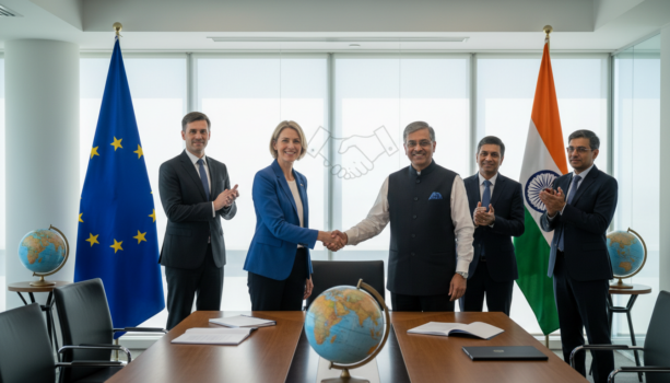 découvrez comment l'accord entre l'union européenne et l'inde, soulignant leur partenariat fiable, démontre qu'ils peuvent collaborer efficacement pour le bien commun et le développement durable.