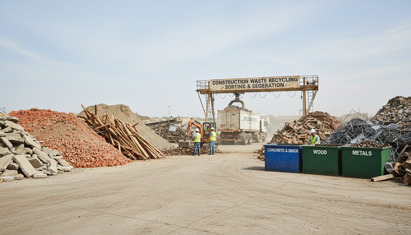 découvrez l'astuce incontournable pour réduire efficacement le coût de vos travaux en gérant intelligemment vos déchets de chantier.