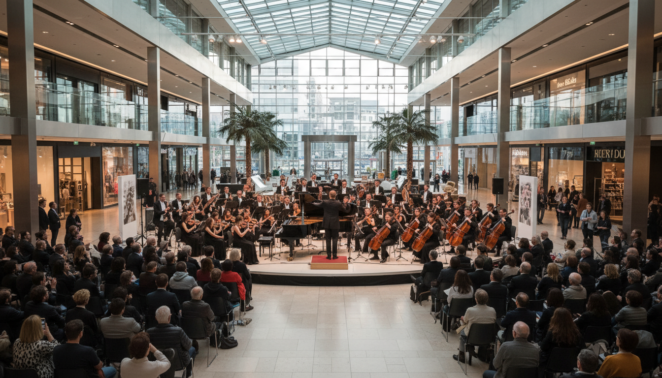 profitez d'une offre exceptionnelle au centre commercial de la défense : un opéra gratuit avec 100 musiciens pour une expérience culturelle unique en plein cœur de la ville.