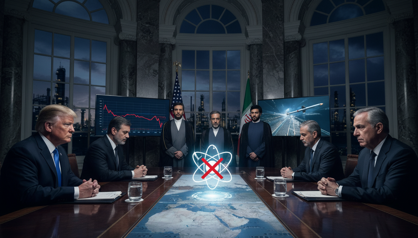 trump déclare qu'il serait « insensé » pour l'iran de ne pas conclure un accord avec les états-unis, soulignant l'importance d'un compromis dans les négociations.