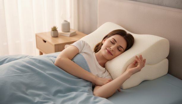 découvrez l'oreiller innovant qui épouse parfaitement votre nuque, offrant un soutien cervical optimal pour des nuits sans torticolis et un confort incomparable.