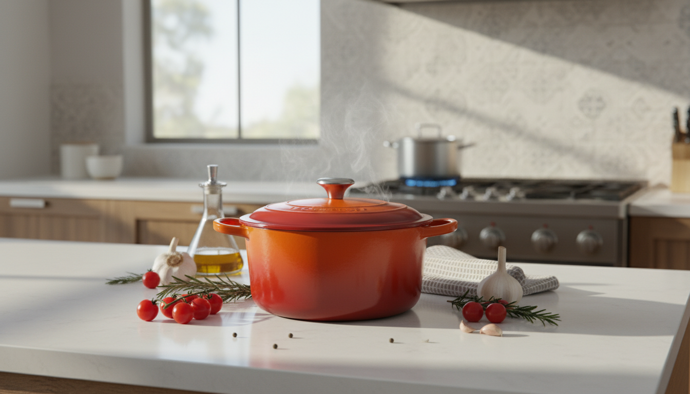 profitez de l'offre exceptionnelle amazon ce mois-ci : la cocotte en fonte le creuset à -100€. ne manquez pas cette occasion unique d'acquérir un ustensile de cuisine de qualité à prix réduit !