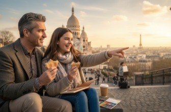 jamel debbouze partage un moment complice avec sa fille lila à paris lors de la découverte d'une fondation proposant des expositions ultra tendances. une sortie culturelle alliant art et proximité familiale.