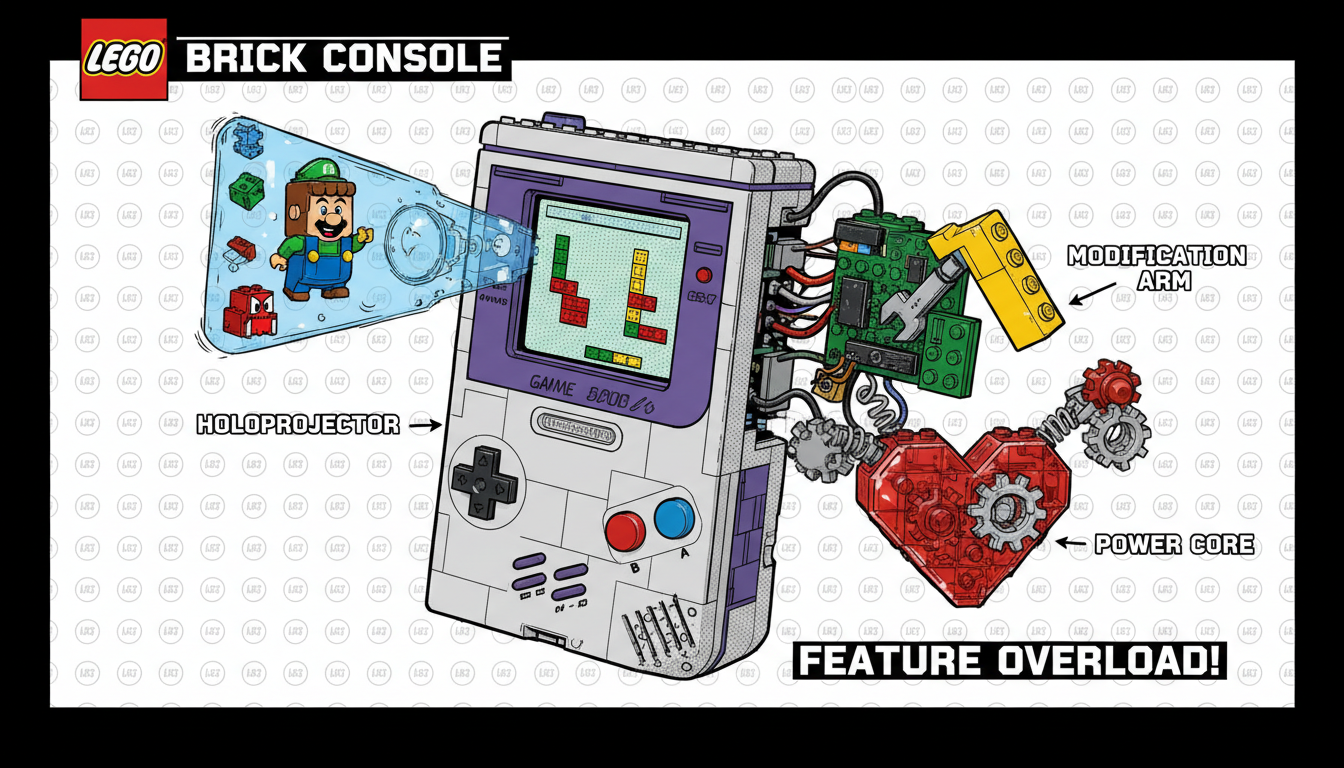 découvrez le lego game boy, une réplique fidèle de la console portable emblématique, alliant nostalgie et créativité, désormais disponible pour les passionnés de lego et de jeux rétro.