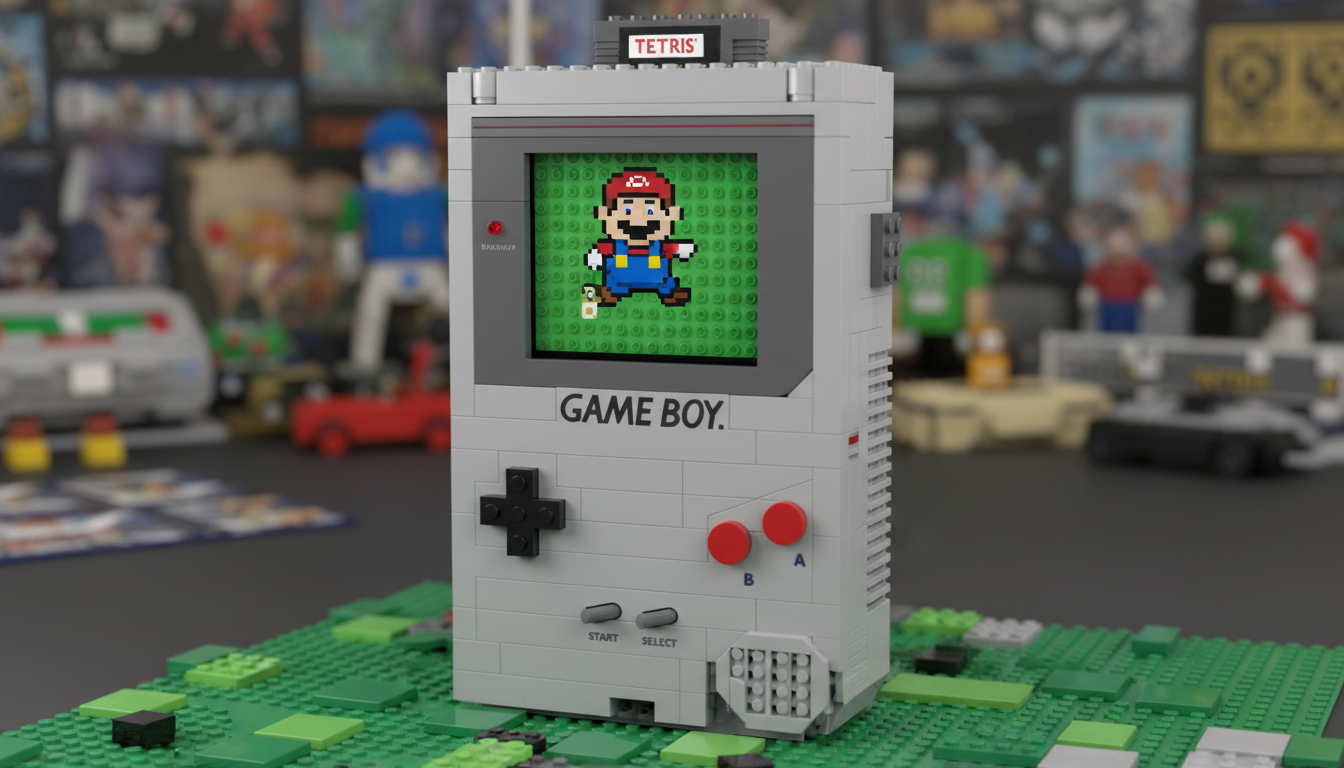 découvrez le lego game boy, une réplique fidèle et détaillée de la console portable emblématique, désormais disponible pour les fans et collectionneurs.