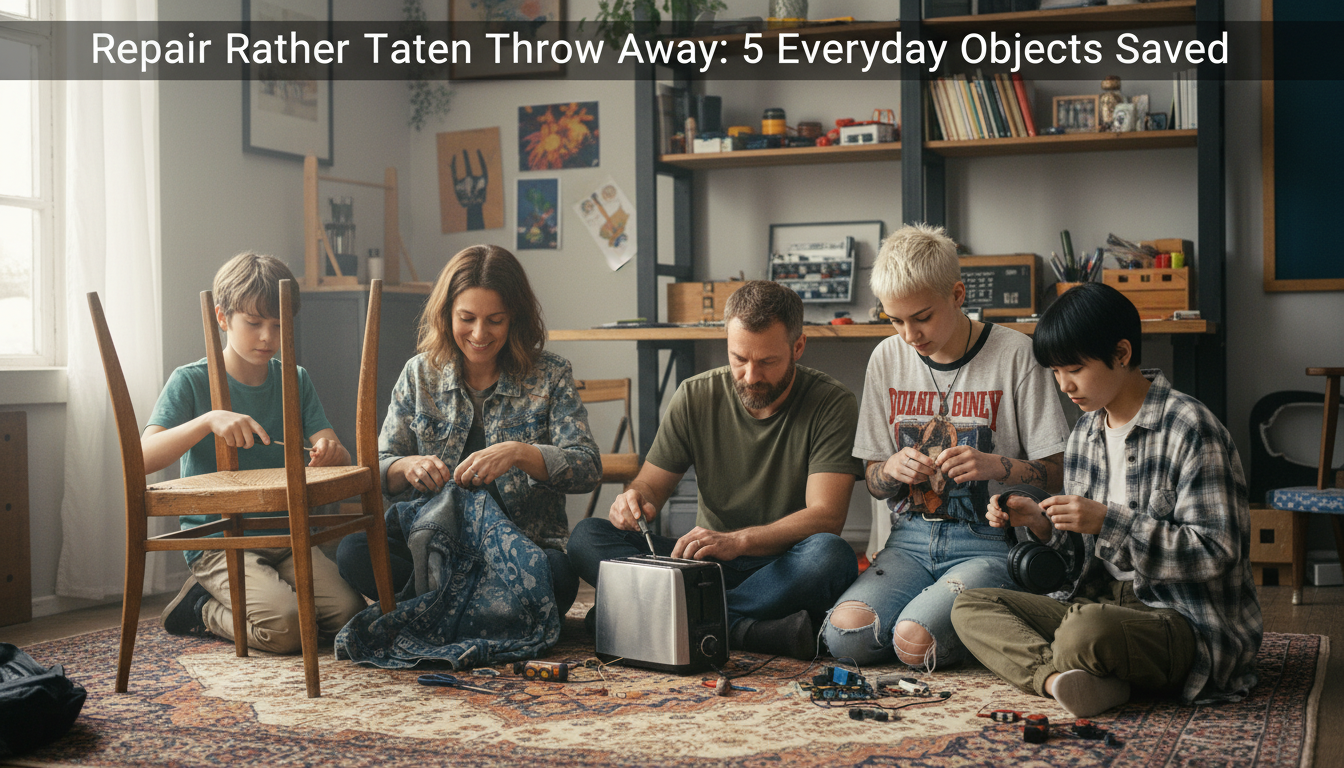 Réparer plutôt que jeter : 5 objets du quotidien sauvés 20 découvrez 5 objets du quotidien que vous pouvez réparer au lieu de les jeter, pour économiser de l'argent et réduire les déchets.