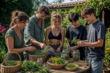 découvrez comment fabriquer vos propres tisanes maison en utilisant les plantes fraîches de votre jardin pour des infusions naturelles et savoureuses.