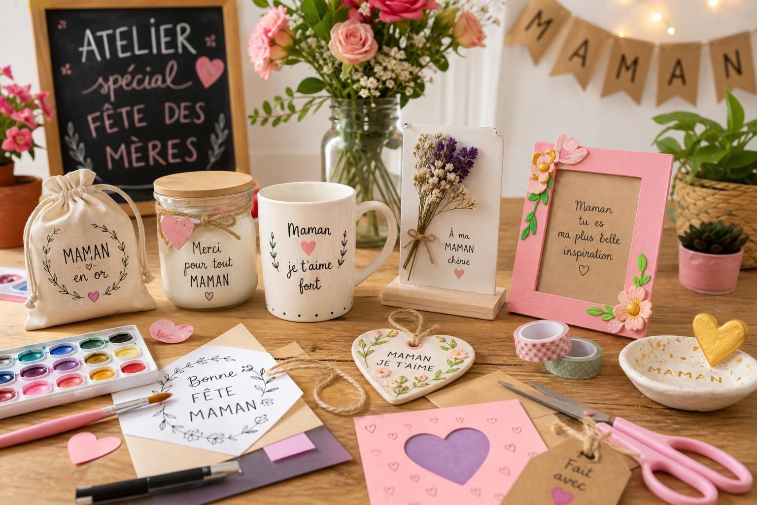 découvrez des idées créatives et faciles pour une fête des mères diy inoubliable. offrez un cadeau fait main avec amour et célébrez ce jour spécial en partageant des moments uniques.
