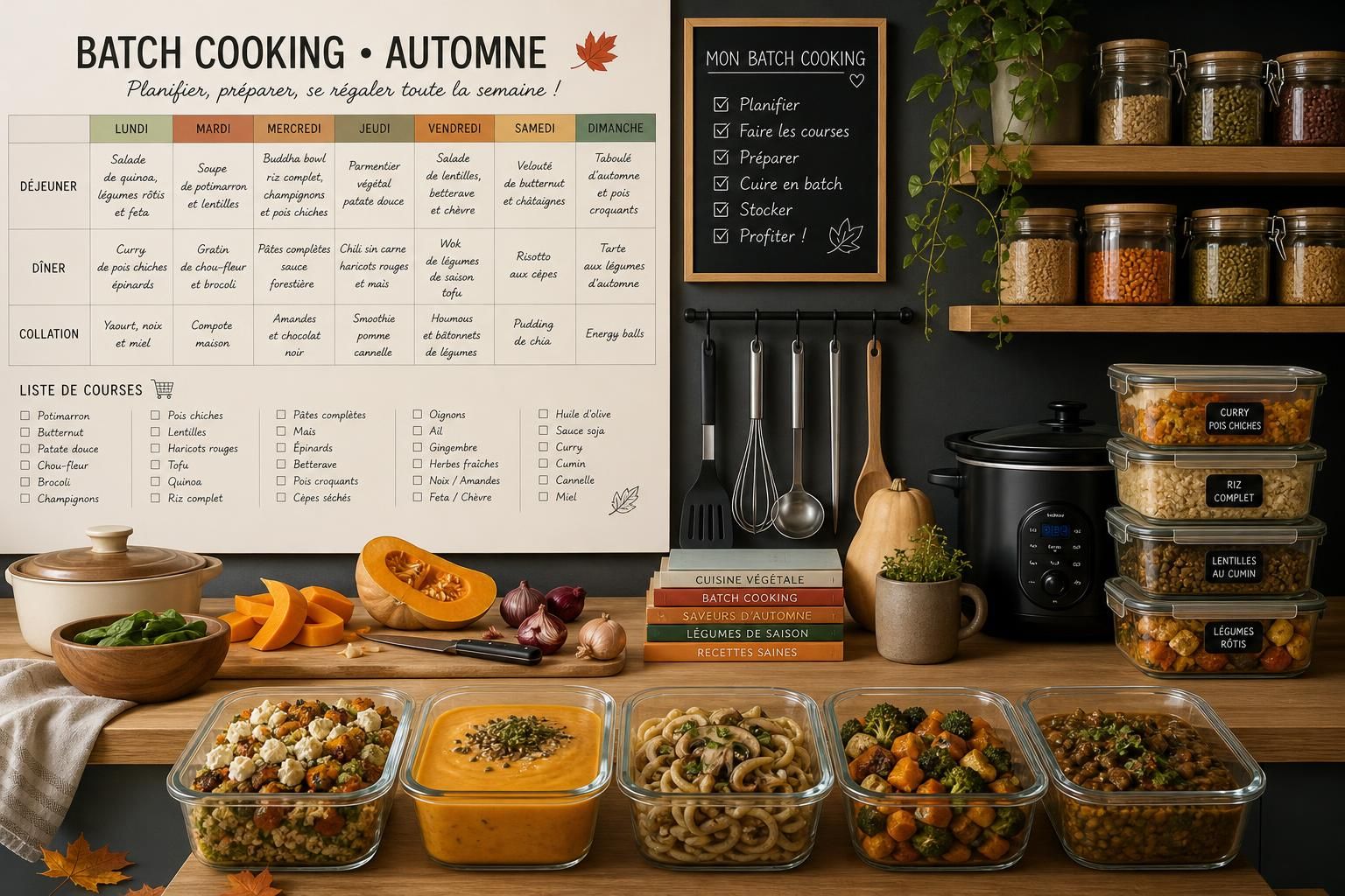 Menu planning d’automne pour gagner du temps 14 découvrez notre menu planning d’automne pour gagner du temps en cuisine tout en savourant des repas de saison équilibrés et délicieux.