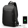 Kingsons Crossbody Bags for Men Messenger Chest Casual Anti-theft USB Charging
