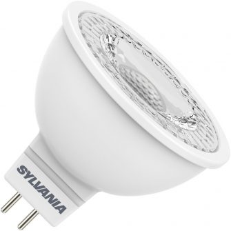 Sylvania ampoule LED réflecteur 12V 6,5W (remplace 39W) GU5,3 50mm 3000 blanc...