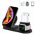 Multi-function Qi Wireless Charger for iPhone iWatch Airpods – Black
