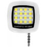 Mini 16 LED Selfie Enhancing Dimmable Cellphone Camera Flash Fill-in Light – White