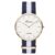 Montre à quartz décontractée à la mode avec montre-bracelet en nylon multicolore – MULTI-B