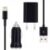 Kit 3 en 1 de chargement Lightning – Noir