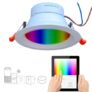 Smart Home 9W RGBW LED Downlight work with major zigbee bridge/gateway – White