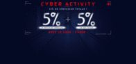 5% de réduction immédiate sur l’ensemble du site + 5% remboursé en bon d’achat sur LDLC