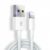 8 Pin Fast Charging Cable Data Transmission TPE Wire for iPhone – White 2M