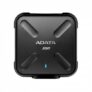 ADATA SD700 3D NAND Ruggedized Water/Dust/Shock Proof External Solid State Drive – BLACK 256GB