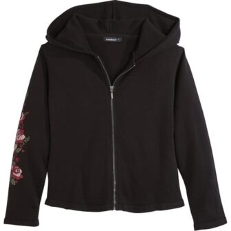 IN EXTENSO Gilet à capuche fille