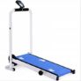 Mini équipement de conditionnement physique silencieux d’intérieur à la maison tapis roulant multi-fonction – Bleu Bleuet
