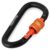 Mousqueton NatureHike 8cm Carabiner Stainless Steel Made – BLACK