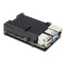 Aluminum Alloy Case Protective Shell Metal Enclosure for Raspberry Pi 4 Model B – Black