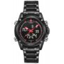 Naviforce Multifunctional Analog Digital Man Watch – RED WITH BLACK
