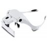 Lunettes grossissantes 1X / 1.5X / 2.0X / 2.5X / 3.5X avec 2 lampes LED