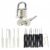 Kit d’apprentissage ouverture de cadenas transparent 19 en 1