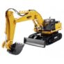 HUINA TOYS 1510 1:16 2.4GHz 11CH RC Alloy Excavator – RTR – DEEP YELLOW