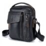 Sacoche homme en cuir BULLCAPTAIN Men Genuine Leather Shoulder Bag