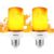 Pair of Lightme YY – 6606 – 1 LED 4W Flame Effect Light Bulb – WHITE 2PCS