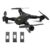 TIANQU XS809W Foldable RC Quadcopter – RTF – WITH THREE BATTERIES, 2MP CAMERA + AIR PRESS ALTIT BLACK