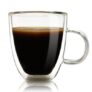 Mug Café 350ml Double-wall Insulated Glass Coffee Tea Water Mug – TRANSPARENT