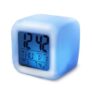 Réveil matin Creative Magic Cube Shaped Table Digital Alarm Clock – WHITE