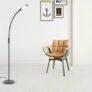 Utorch U19A Dimmable Remote Control LED Floor Lamp – EU PLUG BLACK
