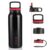 Gourde multifonction zanmini BZ12 – 1000 Multifunctional Sport Water Bottle 1000ML – BLACK