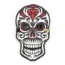 Sound Reactive LED Light Skull Mask for Trick Game Halloween – RED