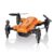 helifar H815 Mini Portable RC Quadcopter – ORANGE