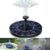 Solar Powered Floating Bath Fountain Pump – Black