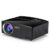 VIVIBRIGHT GP80 LED 1800 Lumens HD Portable Projector – NATURAL BLACK EU PLUG