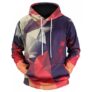 Stylish Creative Geometrical Print Hoodie Sweatshirt