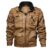 QIQICHEN Men’s PU Leather Retro Autumn Jacket