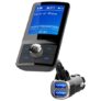 BC43 Bluetooth FM Transmitter Handsfree Car Kit MP3 Player QC3.0 Charger – Black