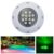 JIAWEN 12W IP68 Waterproof RGB LED Underwater Swimming Pool Light DC 12 – 24V – RGB Color